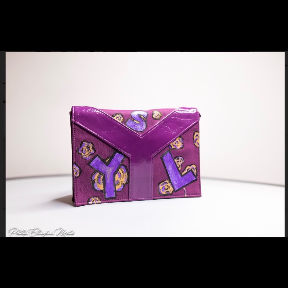 YSL Clutch/ Makeup Bag